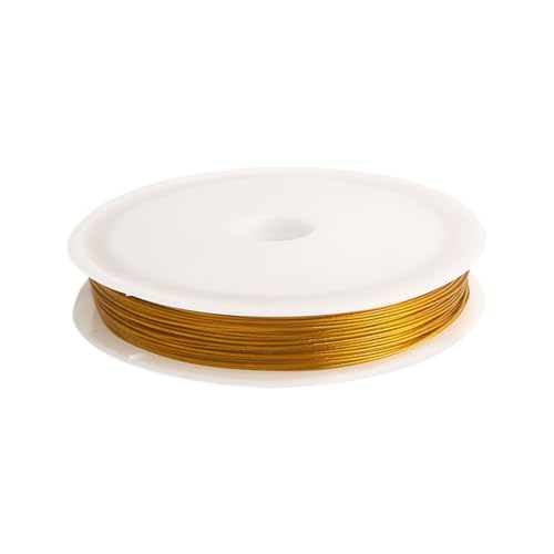 YAOPIU Schmuckherstellung Basteldraht,Metallfaden Für Schmuckarmbänder | Gold Silber Bastelgarn Schmuckdekoration Bastelbedarf für Handarbeiten YAOPIU Schmuckherstellung Basteldraht,Metallfaden Für Schmuckarmbänder | Gold Silber Bastelgarn Schmuckdekoration Bastelbedarf für Handarbeiten von YAOPIU
