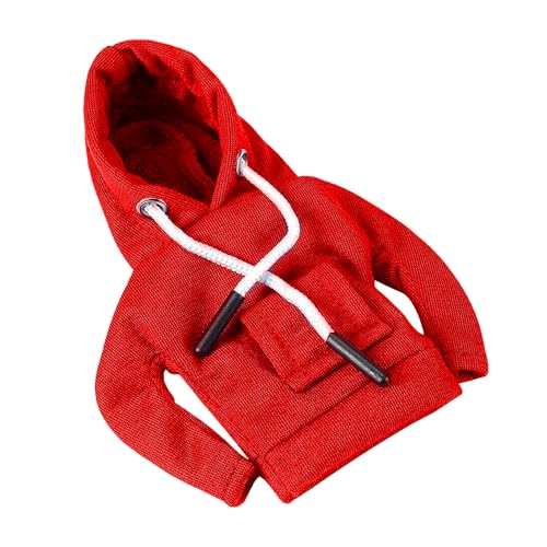 YAOPIU Schreibtisch Gänsestatue Kleidung - Kapuzenpulli Tierkostüm,18 cm Gans Statue Kleidung Kostüm Zubehör Deko für Feiertage Tisch Wohnzimmer Outdoor von YAOPIU