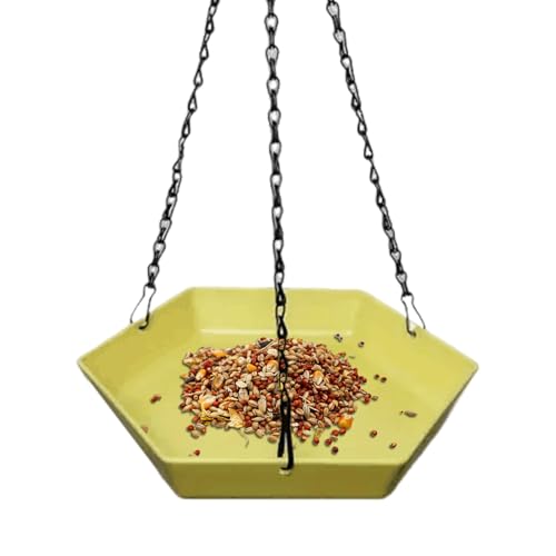 YAOPIU Vogelfutterhaus - Wildtierfutterstelle Platte Wasserschale | Wasserschale Als Dekoration Für Garten Hinterhof Terrasse Balkon Und Park Für Die Vogelbeobachtung Im Freien von YAOPIU