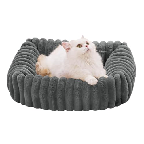 YAOPIU Wärmendes Katzenbett,Abnehmbare Katzenmatte Waschbar | Haustierhäuser Für Schlafzimmer Wohnzimmer Balkon Reise Outdoor von YAOPIU