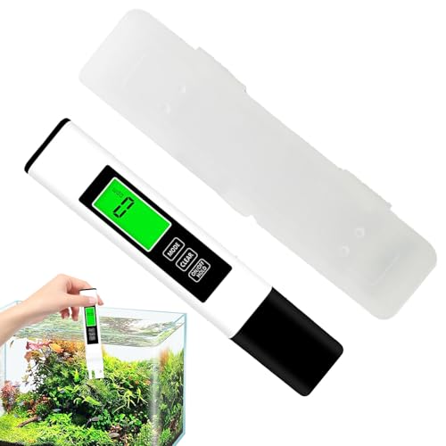 YAOPIU Wassertester | Wasser-Testgerät Digitale Stiftform | Automatische Abschaltung Mit Zweifarb-Hintergrundbeleuchtung Für Hydroponik Pool Haushalt Lebensmittelverarbeitung von YAOPIU