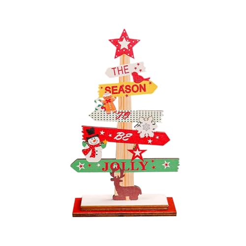 YAOPIU Weihnachtliche Tischdekoration | Holz Weihnachts Tischdekoration | Winter Mittelpunktstischdekoration Für Fensterbank Wohnzimmer Festliche Häkeldekoration YAOPIU Weihnachtliche Tischdekoration | Holz Weihnachts Tischdekoration | Winter Mittelpunktstischdekoration Für Fensterbank Wohnzimmer Festliche Häkeldekoration von YAOPIU