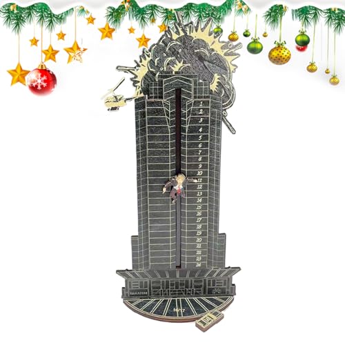 YAOPIU Weihnachts Countdown Holz Deko - 24-Tägiger Countdown bis Weihnachten in Holz als ration - Saisonale Mittelstück Deko für Tisch YAOPIU Weihnachts Countdown Holz Deko - 24-Tägiger Countdown bis Weihnachten in Holz als ration - Saisonale Mittelstück Deko für Tisch von YAOPIU