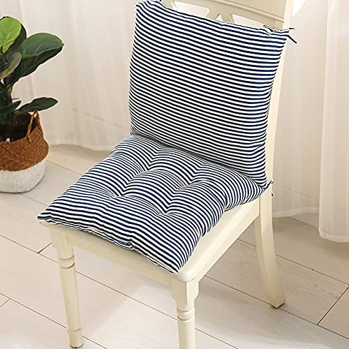 1 Stück Stuhlkissen mit Rückenteil Sitz,Gartenstuhlauflage Niedriglehner Polster Auflage,Rückenkissen mit Bänder,Gartenstuhl Polsterauflage Stuhlauflage Home Büro Sitzauflage Sitzkissen Sitzpolster von YAOTT