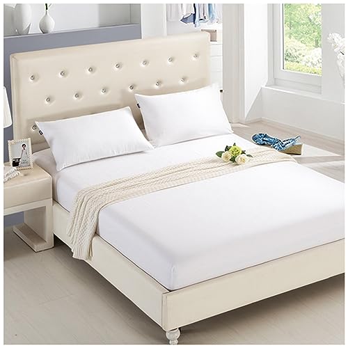 Matratzenschoner Atmungsaktive Matratzenauflage Boxspringbett Topper Matratzenbezug mit Gummiband Spannbetttuch Weich Maschinenwaschbar,CL001-35,180X200+20cm von YAOTT