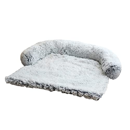 Plüsch Orthopädische Hundebett für Sofa, Couch Kissen für Hunde, Flauschige Hundedecke Plüsch Hundematte Hundesofa, Waschbar Sofaschutz Katzenbett Weiches Haustierbett für Hunde und Katzen von YAOTT