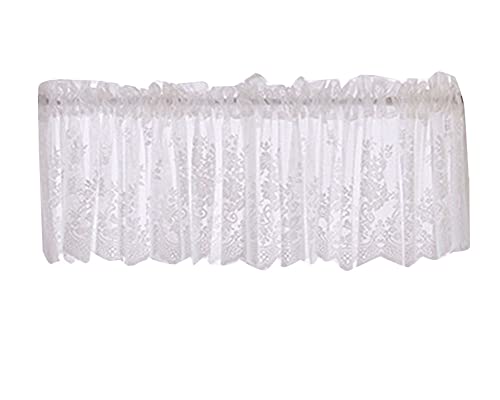 YAOTT Küchen-Café-Vorhänge Blumen Spitze Stickerei Transparent Kurzer Vorhang dekorativ Halber Fenstervorhänge für Privatsphäre Wohnzimmer Bettwäsche Zimmer Balkon Zuhause PiaoWeiss YAOTT Küchen-Café-Vorhänge Blumen Spitze Stickerei Transparent Kurzer Vorhang dekorativ Halber Fenstervorhänge für Privatsphäre Wohnzimmer Bettwäsche Zimmer Balkon Zuhause PiaoWeiss von YAOTT