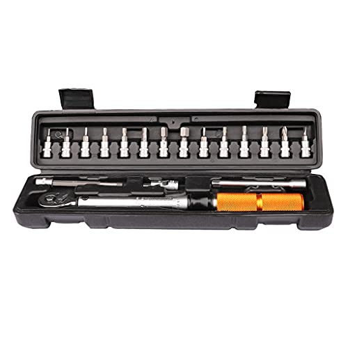 19 Stück/Set 1/4 Schraubenschlüssel 1-25 NM Werkzeug für Wartung für Rennrad Mountainbikes von YAPAILANG