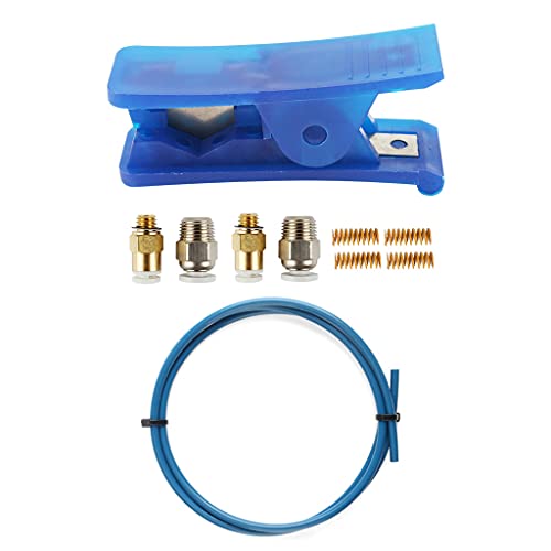 3D-Drucker, perforierter pneumatischer Steckverbinder, Tracheal-Set, Push-to-PTFE-Rohr, 2 m Rohrschneider, Stanzfeder von YAPAILANG