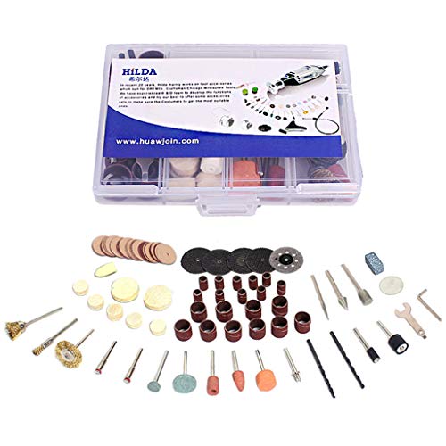 92 Stück/Set Drehwerkzeug-Zubehör, passend für Bohrer, Schnitzen, Polieren, Schleifen, Metall, Holz, Gravieren 92 Stück/Set Drehwerkzeug-Zubehör, passend für Bohrer, Schnitzen, Polieren, Schleifen, Metall, Holz, Gravieren von YAPAILANG