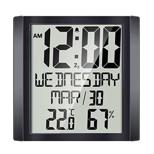 Thermometer Hygrometer mit LCD Digital Raum Elektronische Temperatur Luftfeuchtigkeit Meter Messgerät für Zuhause von YAPAILANG