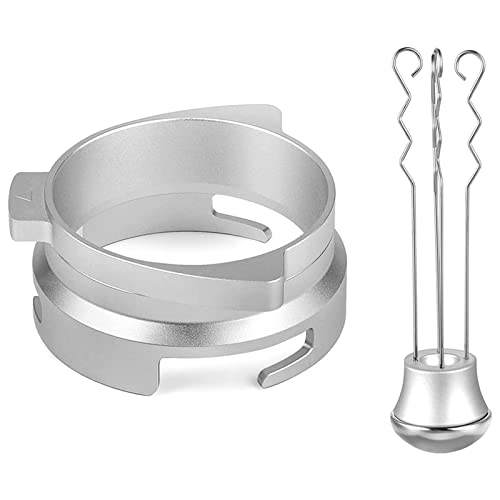 Trinkbecher, Kaffee-Nadelverteiler, Rührer und 54 mm Dosierer, Espresso-Pulverrührer, Verteiler, Nivellierer, einfach zu bedienen von YAPAILANG