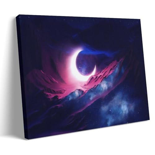 Fallen Moon Living Room Wall Art 12x18inch(30x45cm) von YAPING