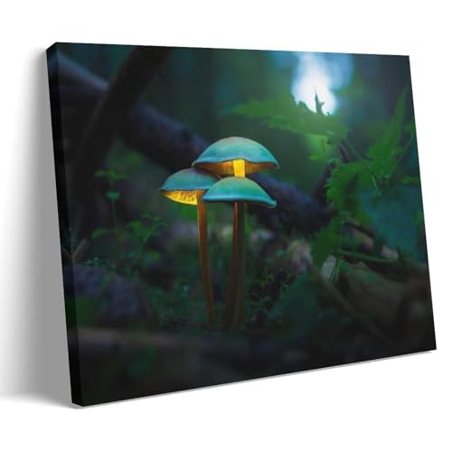 YAPING Mushroom Plant Glow Bedroom 08x12inch(20x30cm) von YAPING
