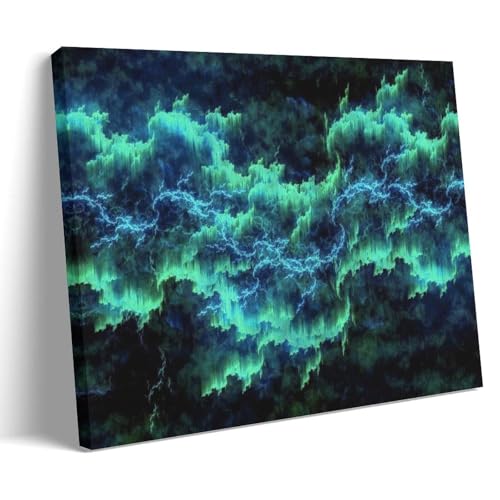 YAPING Northern Lights Lightning Modern Home Kitchen Dormitory Kids Room Mural 24x36inch(60x90cm) von YAPING