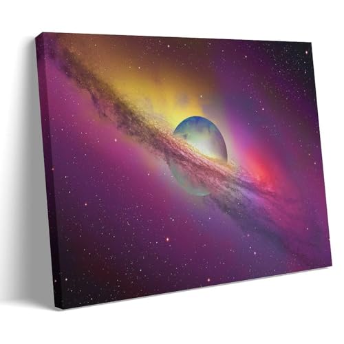 YAPING Space Planet Science Fiction Poster Decoration 12x18inch(30x45cm) von YAPING