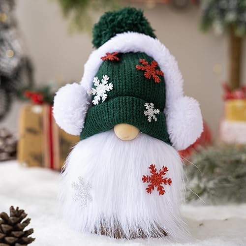 Weihnachtsdeko Weihnachten Wichtel Deko Wichtel Skandinavisch Weihnachtsmann Gnom Weihnachtsfiguren Weihnachtswichtel Plüsch Figuren Amerikanisch für Weihnachtsdekoration Weihnachts Tisch Deko (Grün) von YAQUEKOU