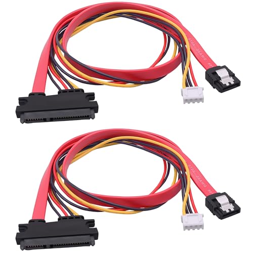 YARCHONN 22Pin SATA Daten Stromkabel 2 in 1 SATA 7+15 zu 7 Pin Daten mit XH2.5 4Pin Power Combo Verlängerungskabel für Festplatte Optische Laufwerk PC Modding -50cm *2pcs YARCHONN 22Pin SATA Daten Stromkabel 2 in 1 SATA 7+15 zu 7 Pin Daten mit XH2.5 4Pin Power Combo Verlängerungskabel für Festplatte Optische Laufwerk PC Modding -50cm *2pcs von YARCHONN