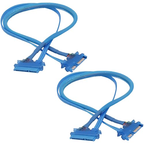YARCHONN 22Pin SATA Power Verlängerungskabel SATA 3.0 22 Pin 7+15 Pin Stecker auf weibliche Daten Power Combo Verlängerungskabel für SSD, HDD, PCI Karten und andere Ausrüstung -50cm -2pcs YARCHONN 22Pin SATA Power Verlängerungskabel SATA 3.0 22 Pin 7+15 Pin Stecker auf weibliche Daten Power Combo Verlängerungskabel für SSD, HDD, PCI Karten und andere Ausrüstung -50cm -2pcs von YARCHONN