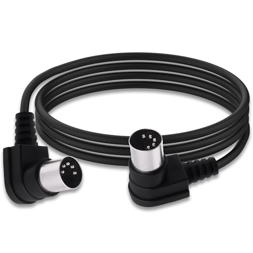 YARCHONN MIDI-kabel Din 5-polig Stecker auf Stecker Rechter Winkel 90 Grad 5 polig Din Audio-Adapter Verlängerungskabel für Synthesizer Verstärker Mixer MIDI Tastatur Ausrüstung-1,5M / 4,9FT YARCHONN MIDI-kabel Din 5-polig Stecker auf Stecker Rechter Winkel 90 Grad 5 polig Din Audio-Adapter Verlängerungskabel für Synthesizer Verstärker Mixer MIDI Tastatur Ausrüstung-1,5M / 4,9FT von YARCHONN