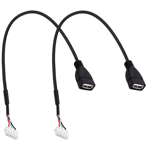 YARCHONN USB A Buchse auf XH2.54 4 poliger Motherboard Steckverbinder Konvertierungskabel Kleines 4Pin XH2.54 Terminal auf Typ A 2.0 Adapter Verlängerungskabel für USB Reparatur -30CM *2pcs YARCHONN USB A Buchse auf XH2.54 4 poliger Motherboard Steckverbinder Konvertierungskabel Kleines 4Pin XH2.54 Terminal auf Typ A 2.0 Adapter Verlängerungskabel für USB Reparatur -30CM *2pcs von YARCHONN