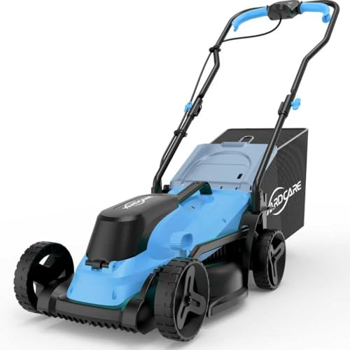 YARDCARE Akku Rasenmäher mit LED-Display, Brushless Motor, Einstellbare Schnitthöhe von YARDCARE