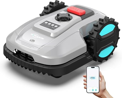 YARDCARE E400 Mähroboter mit App Steuerung, Max. bis zu 400m², 20-60mm Schnitthöhe,Rasenroboter, RegenSensor, Rasenmäher Roboter mit 18cm Schnittbreite, Weniger als 60 dB YARDCARE E400 Mähroboter mit App Steuerung, Max. bis zu 400m², 20-60mm Schnitthöhe,Rasenroboter, RegenSensor, Rasenmäher Roboter mit 18cm Schnittbreite, Weniger als 60 dB von YARDCARE
