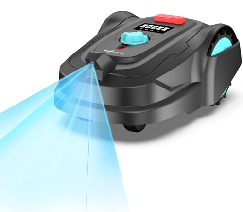 YARDCARE M800Plus Mähroboter ohne Begrenzungskabel, Bogenförmiges Mähen Empf.800m²,KI Vision Navigation Automatische Rückkehr Ladestation Rasenmäher Roboter,App-Steuerung,Präzise Hindernisvermeidung YARDCARE M800Plus Mähroboter ohne Begrenzungskabel, Bogenförmiges Mähen Empf.800m²,KI Vision Navigation Automatische Rückkehr Ladestation Rasenmäher Roboter,App-Steuerung,Präzise Hindernisvermeidung von YARDCARE