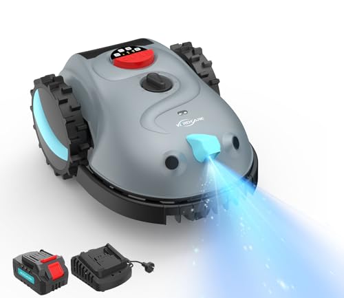 YARDCARE V100 Mähroboter ohne Begrenzungskabel, mit Vision Navigation, 150 Hinderniserkennung, Rasenroboter bis zu 150 m², Akku Rasenmäher Roboter mit Graskamm, Ersatzklingen YARDCARE V100 Mähroboter ohne Begrenzungskabel, mit Vision Navigation, 150 Hinderniserkennung, Rasenroboter bis zu 150 m², Akku Rasenmäher Roboter mit Graskamm, Ersatzklingen von YARDCARE