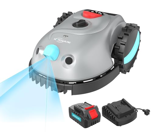 YARDCARE V100 Mähroboter ohne Begrenzungskabel, mit Vision Navigation, 150 Hinderniserkennung, Rasenroboter bis zu 150 m², Akku Rasenmäher Roboter mit Graskamm, Ersatzklingen YARDCARE V100 Mähroboter ohne Begrenzungskabel, mit Vision Navigation, 150 Hinderniserkennung, Rasenroboter bis zu 150 m², Akku Rasenmäher Roboter mit Graskamm, Ersatzklingen von YARDCARE