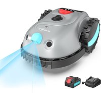 YARDCARE V100 Mähroboter ohne Begrenzungskabel, mit Vision-Navigation, Hindernisvermeidung(150 Arten), 4,0 Ah Akku Rasenmäher Roboter, Rasenroboter von YARDCARE