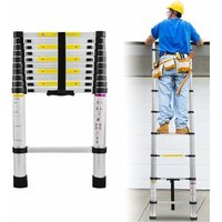 Yardin - Alu Teleskopleiter Mehrzweckleiter Ausziehleiter Ausziehbare Leiter Multifunktionsleiter Stehleiter Anlegeleiter, 150 kg Belastbarkeit, Yardin - Alu Teleskopleiter Mehrzweckleiter Ausziehleiter Ausziehbare Leiter Multifunktionsleiter Stehleiter Anlegeleiter, 150 kg Belastbarkeit, von YARDIN