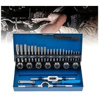 Gewindeschneidsatz Gewindeschneider, Bohrer Werkzeug Set Gewindeschneidwerkzeug-Satz Gewinde SchneiderSatz Fein Gewinde Schneider, 32tlg Yardin von YARDIN