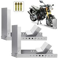 Motorrad Wippe Verladehilfe Schiene Motorrad vorne Vorderradklemme Radklemme Radwippe Motorrad Motorradständer (2 Stück) Yardin von YARDIN