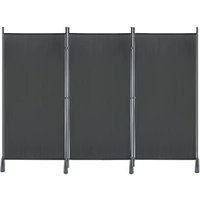 Paravent Flexibel Verstellbar Raumteiler Sichtschutz Anthrazit Raumteiler Stellwand 275 x 180 cm 3 Teilig Dunkelgrau YARDIN Paravent Flexibel Verstellbar Raumteiler Sichtschutz Anthrazit Raumteiler Stellwand 275 x 180 cm 3 Teilig Dunkelgrau YARDIN von YARDIN