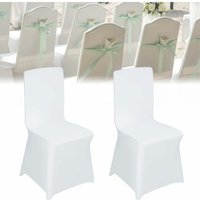 Stuhlhussen Weiß Universal Stretch Stuhlbezug, Elastische Abnehmbarer Waschbarer Stuhlbezüge, Moderne Chair Cover Stuhl Abdeckung für Bankett Deko Stuhlhussen Weiß Universal Stretch Stuhlbezug, Elastische Abnehmbarer Waschbarer Stuhlbezüge, Moderne Chair Cover Stuhl Abdeckung für Bankett Deko von YARDIN