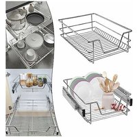 Teleskopschublade Küchen Organizer Schrankauszug Küchenschublade, Küchenschrank Regal Einsatz Schlafzimmerschublade Schrankkörbe für Teleskopschublade Küchen Organizer Schrankauszug Küchenschublade, Küchenschrank Regal Einsatz Schlafzimmerschublade Schrankkörbe für von YARDIN