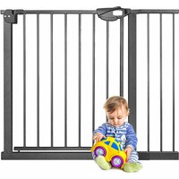 Türschutzgitter Treppenschutzgitter ohne Bohren, Türgitter Baby Absperrgitter, Kindersicherung Treppe Schutzgitter für Kinder und Hunde, Auto-Close, von YARDIN