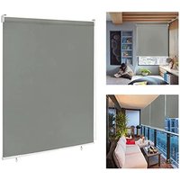 YARDIN Seitenzugrollo Klemmrollo Verdunkelungs-Rollo Outdoorrollo UV-Schutz und Beschattung zum Schutz der Privatsphäre,für Balkon,Terrasse und von YARDIN