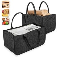 YARDIN Filztaschen Kaminholztasche Filz Kaminholzkorb Shopper Einkaufstasche Faltbar Zeitungskorb Zeitungsst nder für Kaminholz Zeitungen Holz YARDIN Filztaschen Kaminholztasche Filz Kaminholzkorb Shopper Einkaufstasche Faltbar Zeitungskorb Zeitungsst nder für Kaminholz Zeitungen Holz von YARDIN