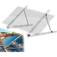 Solarmodul Halterung Solarpanel-neigungshalterungen Mit Einstellbarem Winkel, 28' (71cm) Länge für Flachdach, Wand, Boot, Wohnmobil, senkrecht Yardin von YARDIN