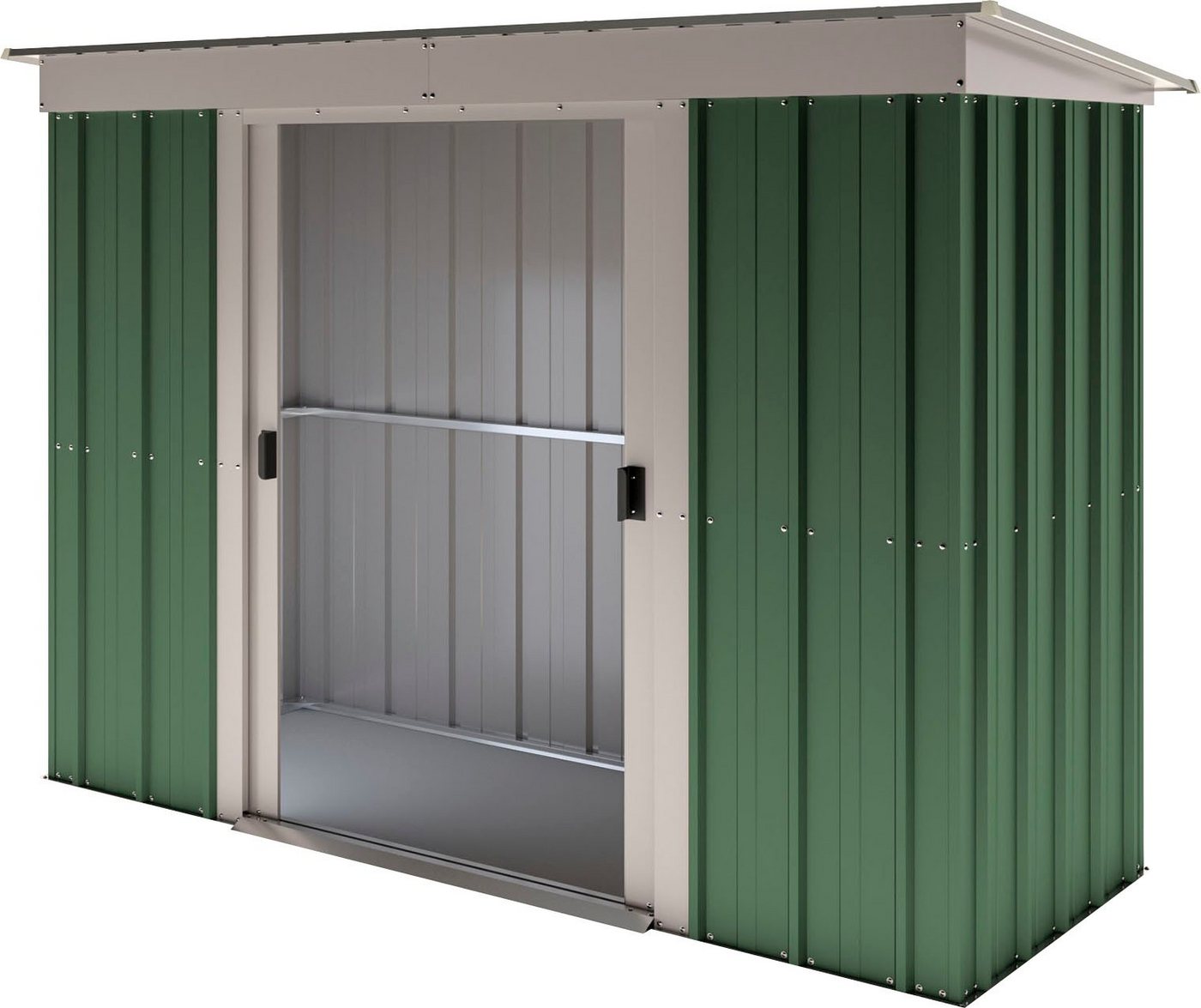 YARDMASTER Gerätehaus Bayern 84GPZ, BxT: 238x119 cm, Metall von YARDMASTER