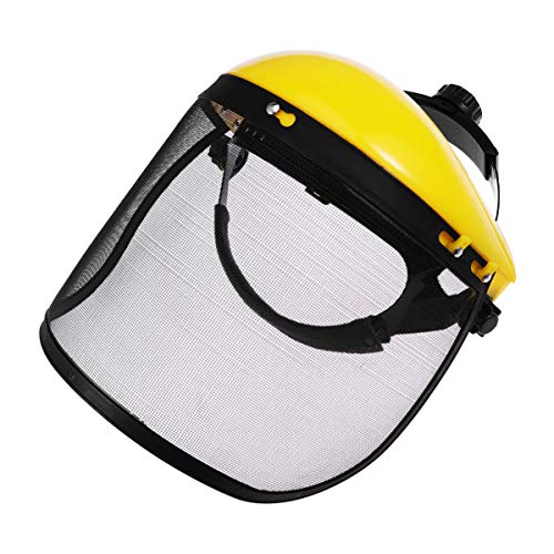 Kettensägen-gesichtsschutz Sicherheitsschild Schutzmaske Gesichtsschutz Explosionsgeschützt Sicherheitsmaske von YARNOW