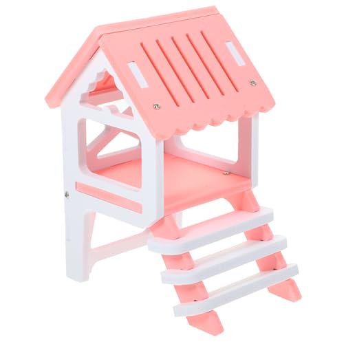 YARNOW 1 Satz Meerschweinchenheim Leiter Hamsterhäuser Hamsterspielzeug Haustier Käfige Für Meerschweinchen Hamsterversteck Hamster-doppeldecker-versteck Klein Hamsterkäfig PVC von YARNOW