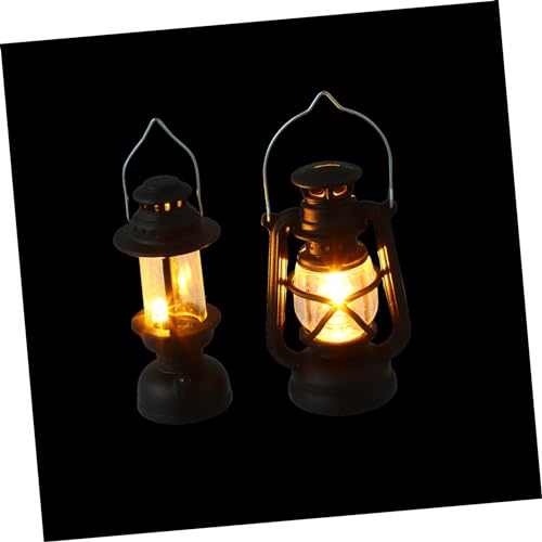 YARNOW 1 Satz Mini Kerosinlampen Für Puppenhäuser Retro Petroleumlampe Dekoration Für Weihnachts Und Halloween Partys Detailgetreu Und Kreativ Gestaltet 2 Stück YARNOW 1 Satz Mini Kerosinlampen Für Puppenhäuser Retro Petroleumlampe Dekoration Für Weihnachts Und Halloween Partys Detailgetreu Und Kreativ Gestaltet 2 Stück von YARNOW
