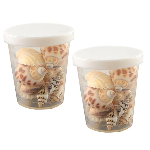 YARNOW 1 Satz Muschelschale Zubehör Dekoration Ornamente Für Nautisch Home Decor Wohnungseinrichtung Wohnraumdeko Muschelmaterial Selber Machen Muscheln Am Strand Muschel Muschel 2boxen von YARNOW