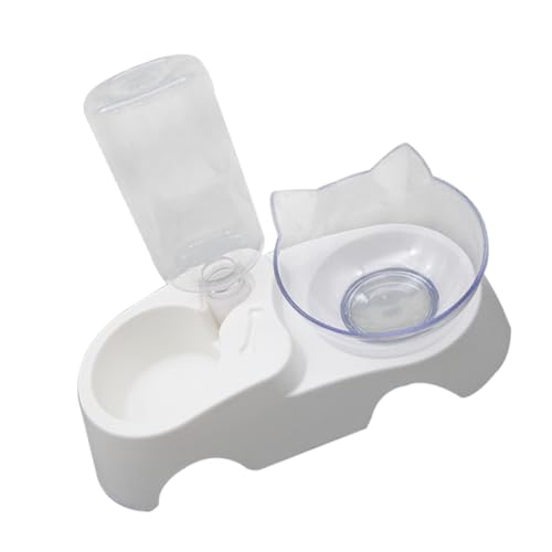 YARNOW 1 Set Katzenfutternapf Heimtierbedarf Set Drehbar Katzenminze Hundefutterspender Katzenwassernapf Multifunktionaler Löffel Haushaltslöffelspender Unzerstörbarer Löffel von YARNOW