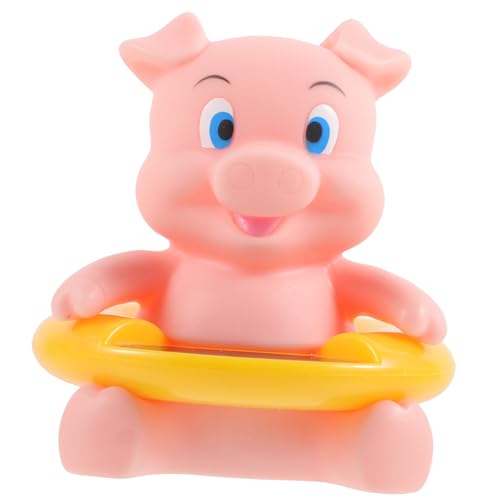 YARNOW 1 Stück Cartoon Bath Thermometer Elektronisches Poolthermometer für Neugeborene Lustiges Tierdesign Schwein Für Sicheres Temperaturmessung von YARNOW