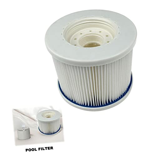YARNOW 1 Stück Filter Element Filter für aufblasbaren Pool poolreinigung Pool-Reinigung poolzubebör Poolfilterreiniger aufblasbarer Poolfilter Filterwechsel Austausch der Filterpumpe Weiß von YARNOW