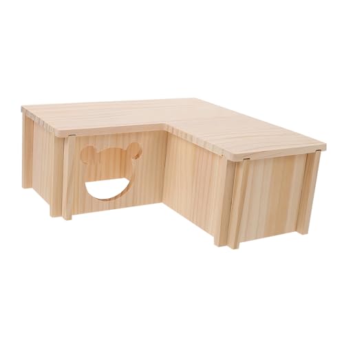 YARNOW 1 Stück Hamsterhaus Hamster Verbirgt Sich Hamsterverstecke Hamster-schlafnest Hamsterspielplatz Haustier Bettwäsche Hamsterkammer Versteck Hamsternest Hamsterversteck Hütte Hölzern von YARNOW